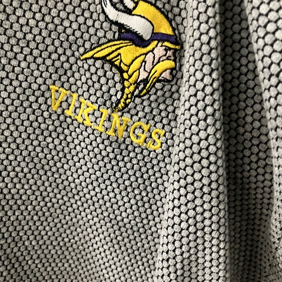 Vintage Minnesota Vikings nfl football true fan sportswear polo shirt size xl - Picture 2 of 12